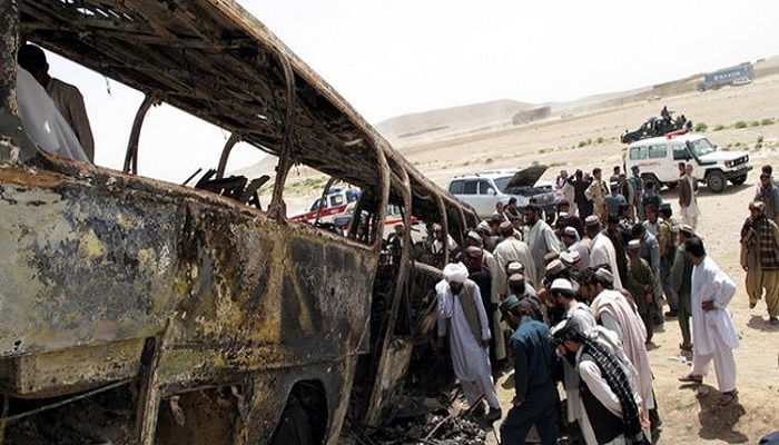 আফগানিস্তানে বোমা বিস্ফোরণে ৩৫ বাসযাত্রী নিহত