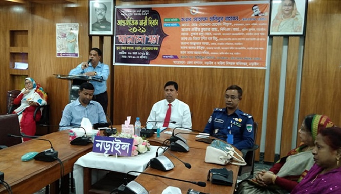 নড়াইলে আন্তর্জাতিক নারী দিবস পালিত