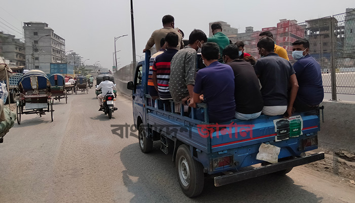 যেকোনো উপায়ে বাড়ি ফেরার তাড়া