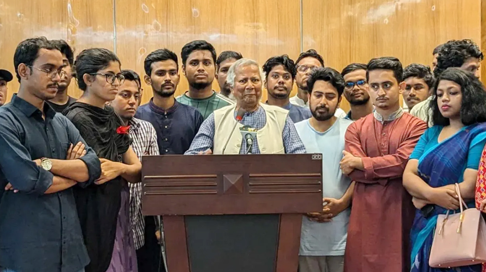 আমার প্রথম কাজ হবে আইন-শৃঙ্খলা ফিরিয়ে আনা: ড. ইউনূস