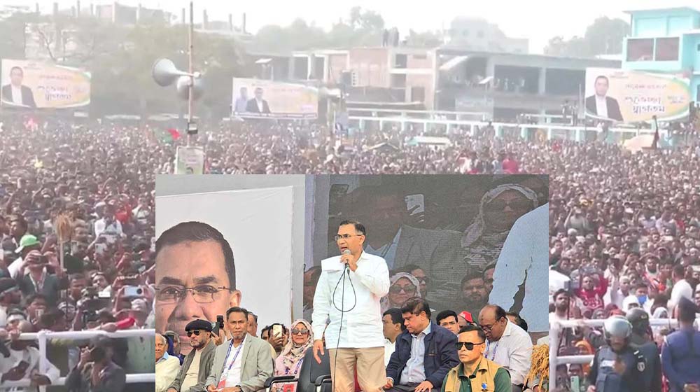 সৈয়দপুর বিমানবন্দরকে আন্তর্জাতিক রূপ দেওয়ার ঘোষণা তারেক রহমানের