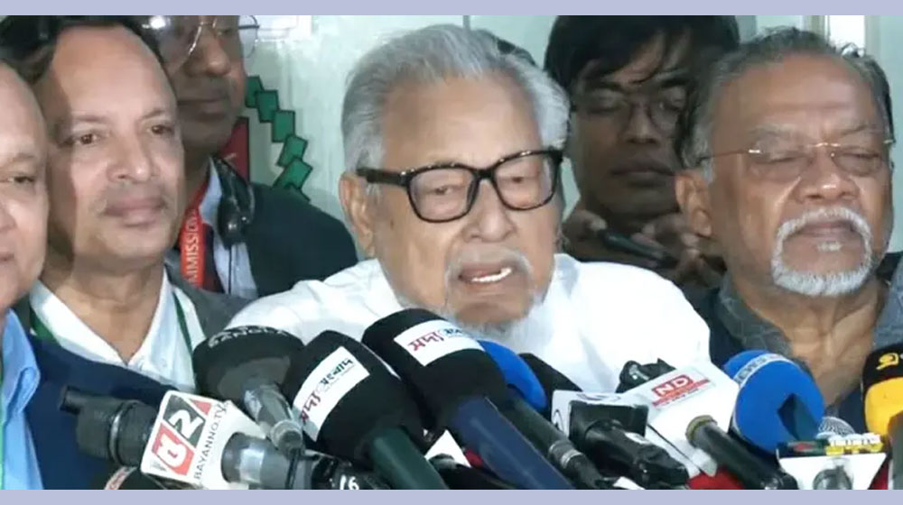 আগামী ৫ বছরের দায়িত্ব বিএনপিকে দিয়েছে জনগণ: নজরুল ইসলাম খান