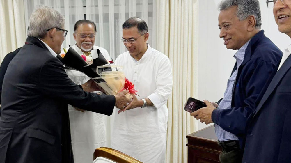 তারেক রহমানকে মির্জা ফখরুলের শুভেচ্ছা