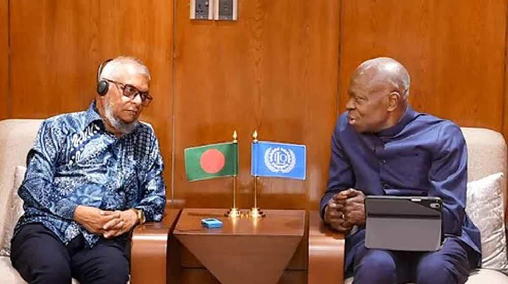 আইএলও মহাপরিচালকের সাথে শ্রম ও কর্মসংস্থান মন্ত্রীর বৈঠক