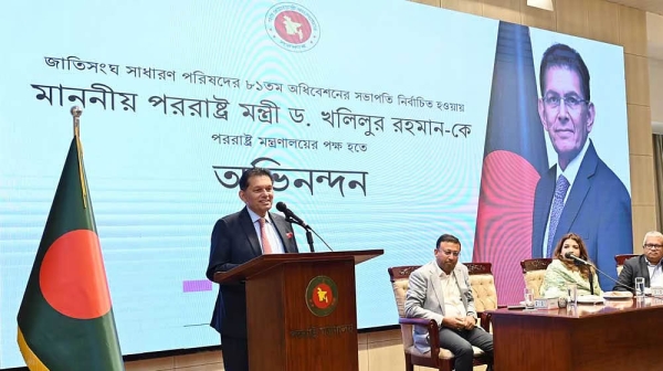 জাতিসংঘ সভাপতি এবং পররাষ্ট্রমন্ত্রীর দায়িত্ব একসঙ্গে পালনে সমস্যা নেই: খলিলুর রহমান