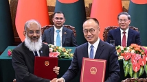 চীন–বাংলাদেশের মধ্যে ১৩ সমঝোতা স্মারকে স্বাক্ষর