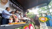 মিরপুরে শহীদ বুদ্ধিজীবী কবরস্থানে শায়িত হলেন অধ্যাপক আবুল কাসেম ফজলুল হক