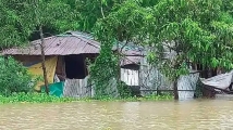 পাহাড়ি ঢলে ভেসে গিয়ে দুই শিশুর মৃত্যু