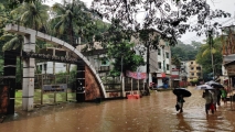 বান্দরবানে বন্যা পরিস্থিতির আরও অবনতি