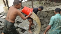 বান্দরবান শহরের বন্যা পরিস্থিতি আরও উন্নতি