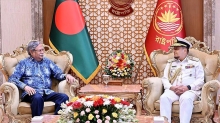 রাষ্ট্রপতির সঙ্গে বিদায়ী নৌপ্রধানের সাক্ষাৎ