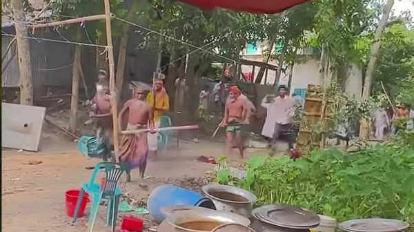 ভাঙ্গায় বিয়েবাড়িতে মাংস কম দেওয়া নিয়ে সংঘর্ষ, আহত 